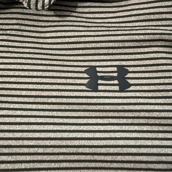 Under Armour Black and Gray Polo Shirt with Classic Design - Picture 3 of 4